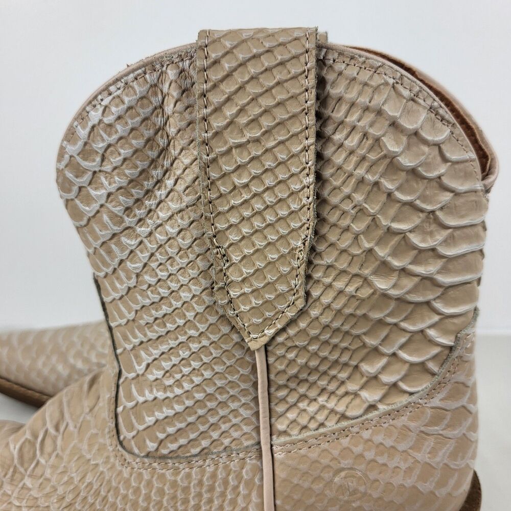 Dingo Sorta Sweet Snake Print Snip Toe Pull On Cowboy Boot 6 M - Picture 5 of 12